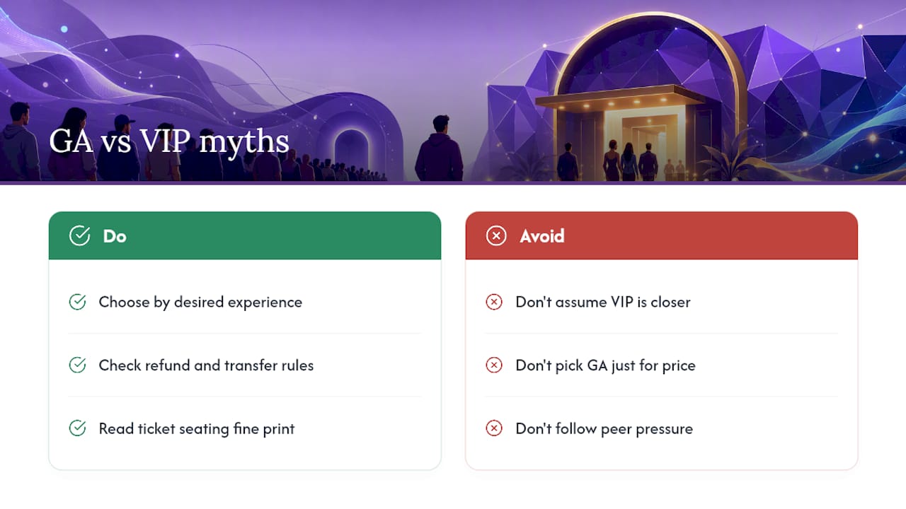 The Biggest Myths About GA and VIP — overview diagram