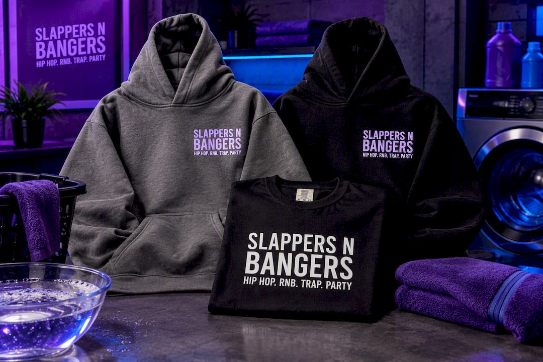 Slappers n' Bangers Gray Bubble Hoodie
